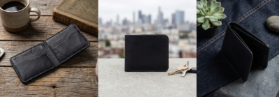  Cowhide Matte Leather Wallet