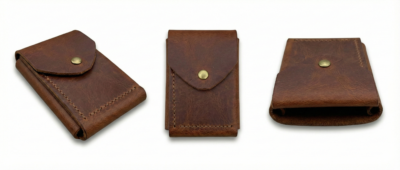 Wax Pull-Up Leather Wallet