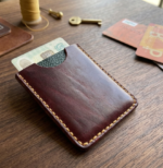 Leather Card Holder – 100% Genuine Leather Handmade Slim Wallet - Image 2