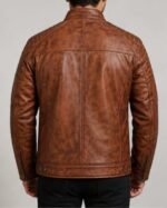 2 Tone Men's Leather Jacket – 7 Premium Features | Genuine Leather by Anwar Enterprises - Image 2