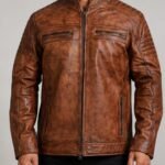 2 Tone Men's Leather Jacket – 7 Premium Features | Genuine Leather by Anwar Enterprises