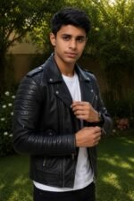 7 Reasons to Choose the Premium Genuine Leather Biker Jacket – Men's Black Motorcycle Jacket - Image 2